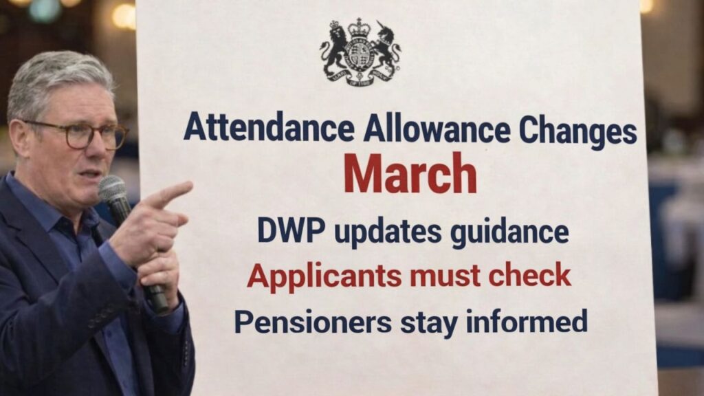 DWP Attendance Allowance