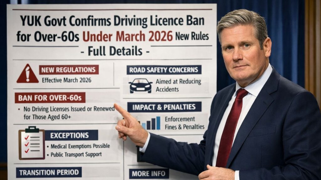 UK Govt Confirms Driving Licence Ban