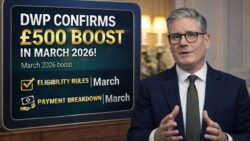 DWP Confirms £500 Boost for Millions in March 2026 – Eligibility Rules, Dates and Payment Breakdown